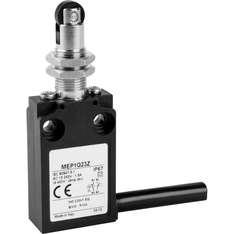 MEP1G22Z MEP1G22Z Interrupteur de fin de course 24 v 5 a poussoir à galet IP67 1 pc(s) W023241 - Panasonic