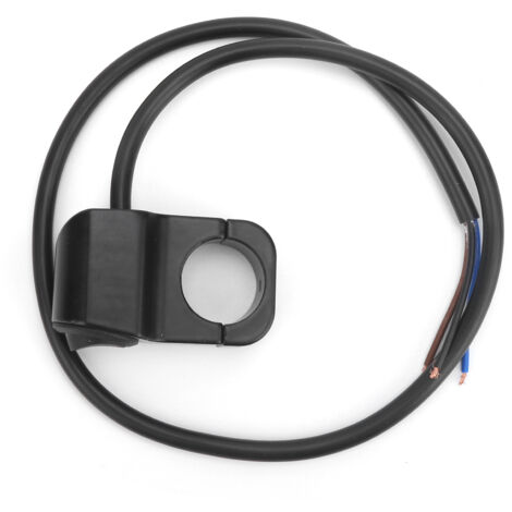 Interrupteur de guidon 7/8 pouces pour phare et antibrouillard avec voyant LED multicolore - 12V moto et quad