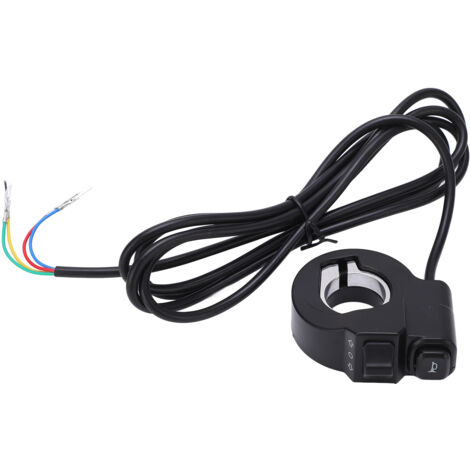Interrupteur de guidon pour clignotants et klaxon, compatible vélo électrique, scooter et moto.