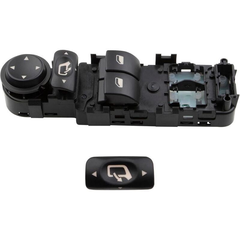 Ersandy - interrupteur de lève-vitre électrique à bouton-poussoir pliable pour C4 04-11 6554.HE 6554HE 9651464277