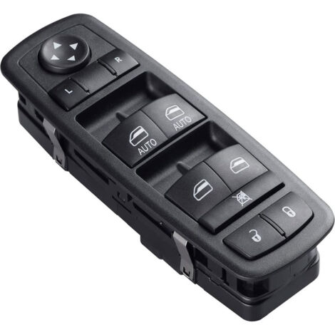 Interrupteur de lève-vitre électrique automobile 68030823AE, compatible avec les modèles Jeep et Chrysler 2011-2013, commande le fonctionnement des lève-vitres électriques, facile à utiliser et amélio