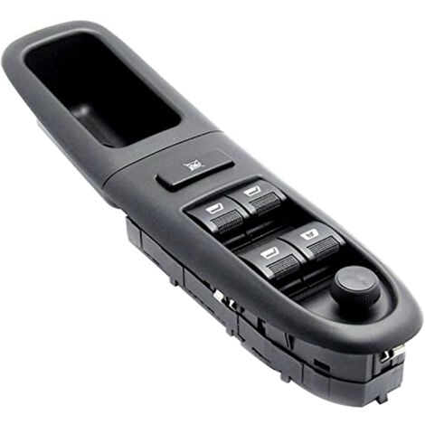 LIFCAUSAL Interrupteur de lève-vitre électrique avant gauche, commutateur de contrôleur de lève-vitre 6554CF de remplacement pour Peugeot 406 8b 1995-2004