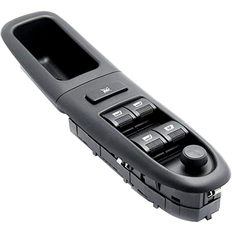 Trimec - Interrupteur de lève-vitre électrique avant gauche, commutateur de contrôleur de lève-vitre 6554CF de remplacement pour Peugeot 406 8b