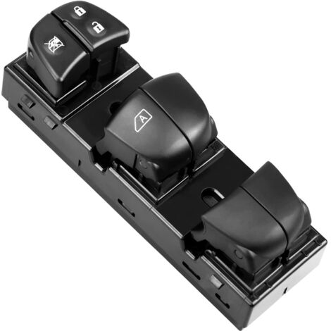 Interrupteur de lève-vitre électrique côté conducteur, compatible avec les modèles Nissan Juke (2011-2017), Nissan Altima, Pathfinder, Frontier, Leaf (2013-2018), Nissan Sentra (2013-2019), Nissan Rog