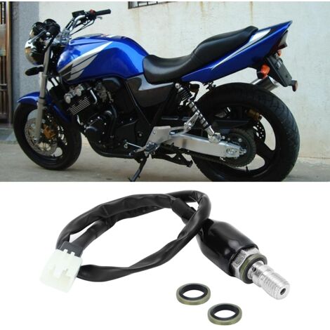Interrupteur de Ligne de Frein Arrière pour Pompe Hydraulique M10x1.25 avec Flexible à Huile Universel Moto (01)