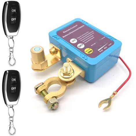 Interrupteur de mise hors tension de la télécommande 12V 240A - Interrupteur de télécommande de voiture - Protecteur anti-fuite