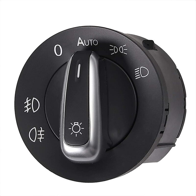 Interrupteur de Phare 5ND941431B, 10 Broches Interrupteur d'Éclairage Principal Interrupteur de Commande pour VW: Golf, Eos, Scirocco, Tiguan,