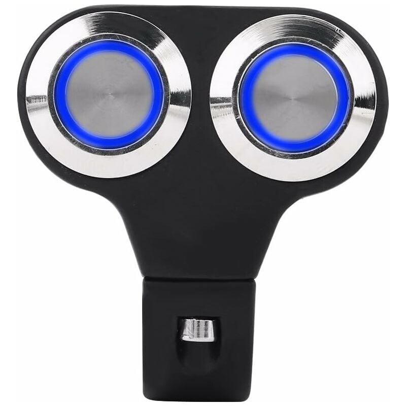 Crea - Interrupteur de guidon 7 / 8inch 22mm Moto, Moto universelle Guidon Interrupteurs Marche/Arrêt du guidon Frein Phare anti-brouillard Poignée