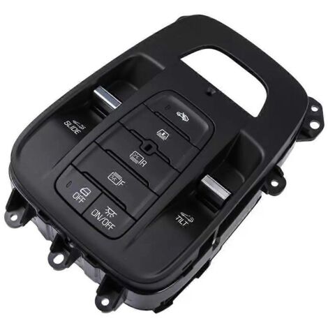 Interrupteur de plafonnier de toit ouvrant pour voiture (noir)