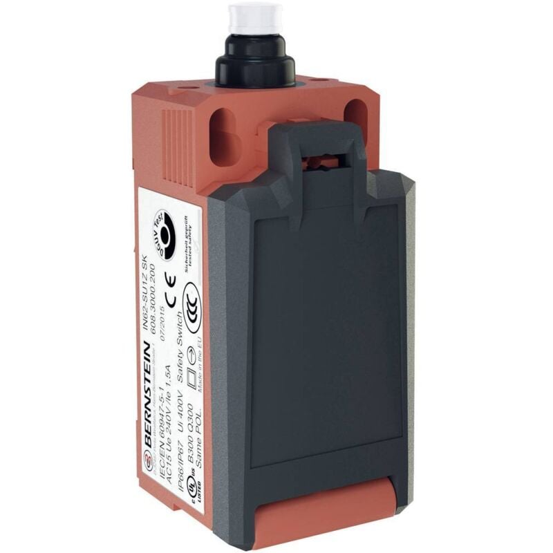 Bernstein 6083000201 IN62-U1Z sk Interrupteur de position 240 v/ac 5 a poussoir à rappel IP67 1 pc(s)