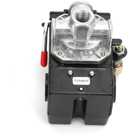Interrupteur de Pression Automatique G1/4" pour Compresseur d'Air, 5.2-8.3 bar, 220V