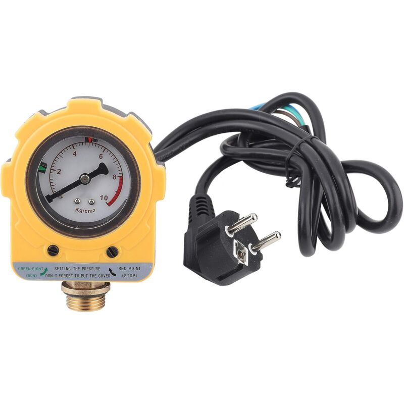 Interrupteur de pression de pompe à eau, 220 V 10 bar, régulateur de pression, interrupteur électronique pour pompe à eau (prise UE) pompe à eau 10