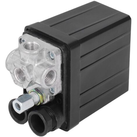 Interrupteur de pression pour compresseur d'air 90-125PSI, valve automatique 4 trous, compatible 220V et 380V