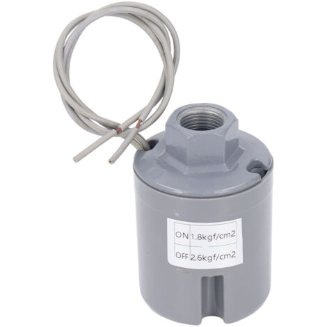 Interrupteur de Pression pour Pompe Automatique 220‑240V, Contrôleur Mécanique Auto‑amorçant 1.8‑2.6kgf/cm², Filetage Femelle G3/8