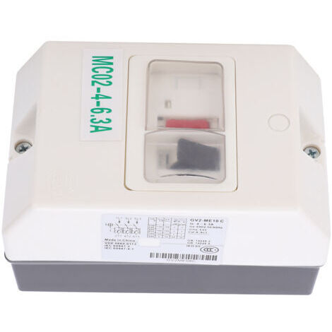 Interrupteur de protection moteur étanche IP55 en ABS, disjoncteur de conversion de charge 220 V/380 V