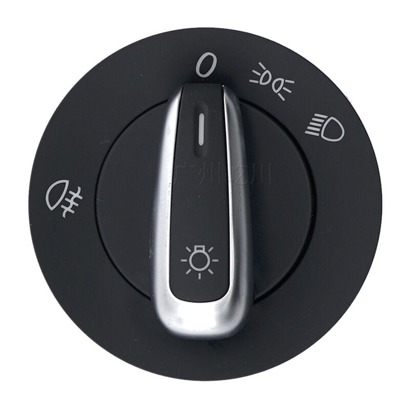 Interrupteur de réglage des phares antibrouillard, interrupteur combiné de phares adapté aux accessoires de voiture Volkswagen Audi