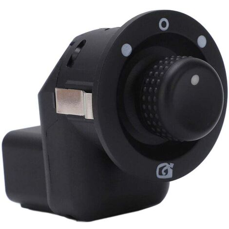 Interrupteur de Rétroviseur électrique, Bouton Retroviseur Clio 4, Bouton de Reglage Retroviseur, Bouton de Commande de Rétroviseur électrique 8200676529 Remplacement pour Clio MK4 2012-O