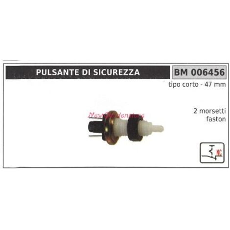 Interrupteur de sécurité type court 47mm 2 bornes faston 006456