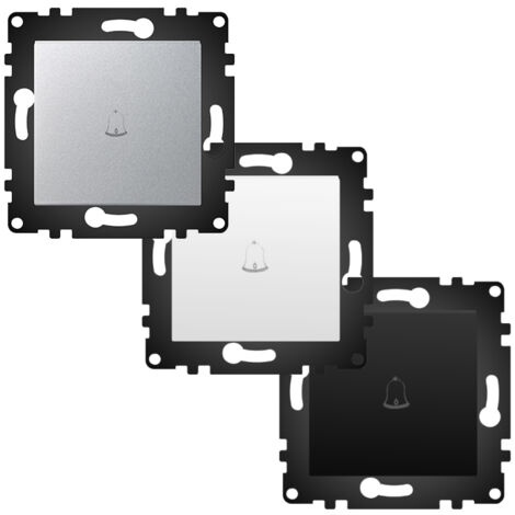 Interrupteur de sonnette simple - PJ Blanc - Ledme - PJ-06-W