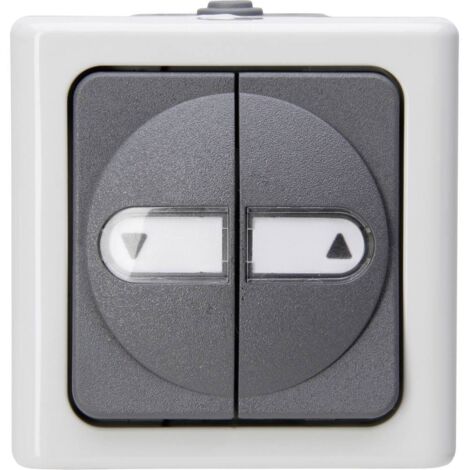 Interrupteur de store BLUE ELECTRIC® gris