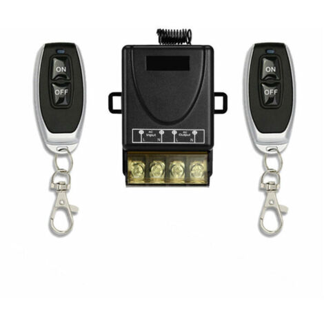 Interrupteur de télécommande Haute Puissance sans Fil 433Mhz, télécommande RF AC 220V 30A pour lumière, Pompe à Eau, appareils ménagers, Irrigation agricole