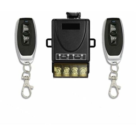 Interrupteur de télécommande Haute Puissance sans Fil 433Mhz, télécommande RF AC 220V 30A pour lumière, Pompe à Eau, appareils ménagers, Irrigation agricole