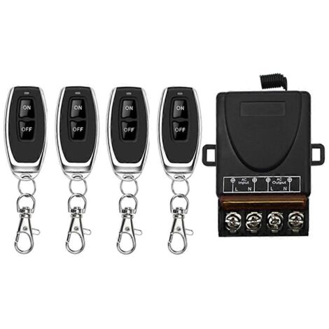 Interrupteur de télécommande sans fil 220 V CA 30 A 1 canal 433 MHz Relais RF A