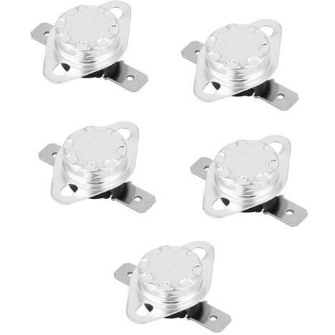 Interrupteur de Thermostat KSD301, 5 pièces, 250V, 15a, contrle de température normalement fermé, 60 ℃