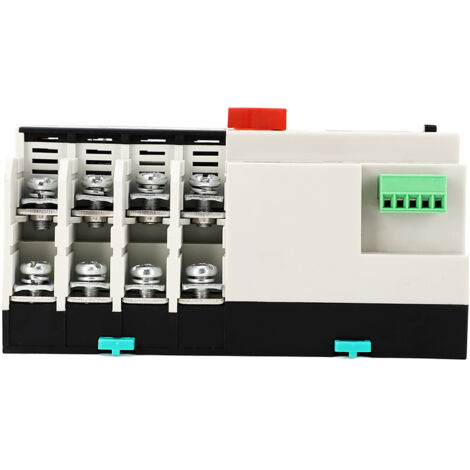 Interrupteur de Transfert Automatique 4P 63A 110V pour Tableau Électrique DIN