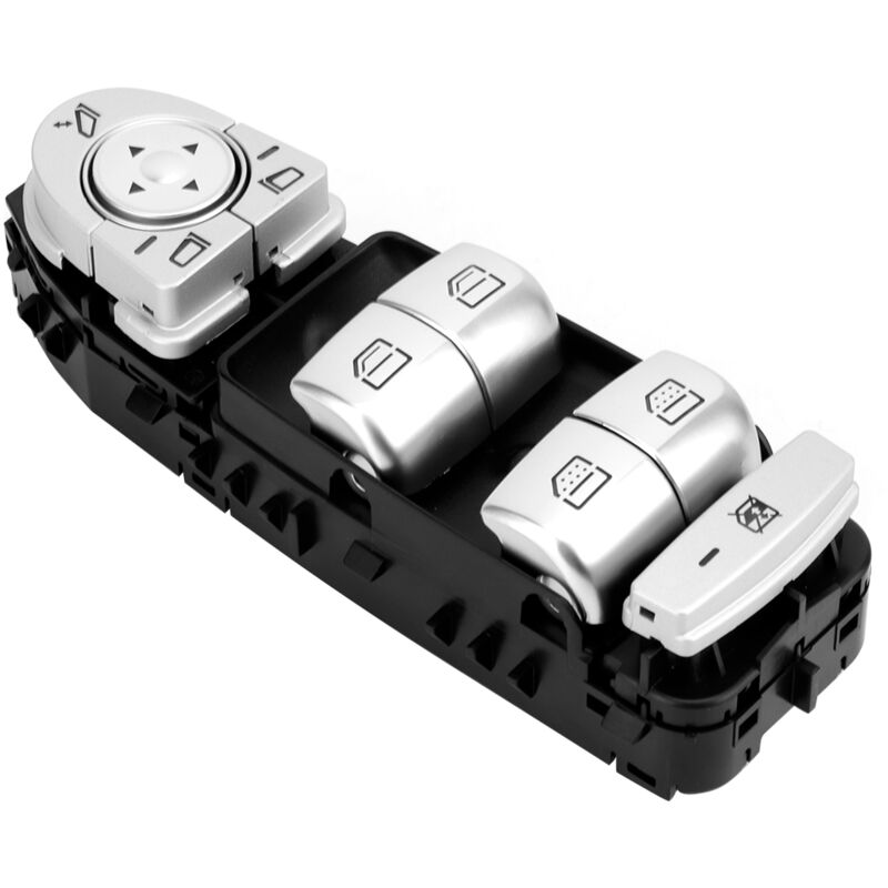 Treetalk - Interrupteur de vitre électrique côté conducteur gauche 2229056800, compatible avec Mercedes Benz C300 C63 C350e