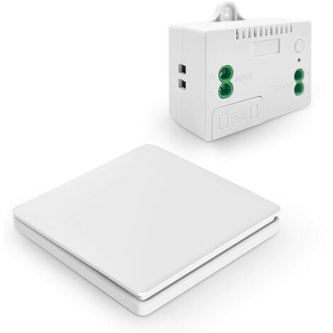 Récepteur Wi-Fi compatible Tuya App, Alexa, Google pour interrupteur sans  Fil - Matériel électrique/Interrupteurs et commutateurs sans fil -  dhomeclair
