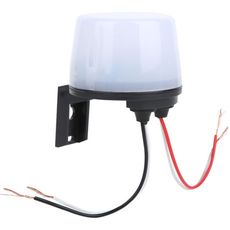 Interrupteur Détecteur de Lumière Extérieur Réglable Étanche 220V 16A