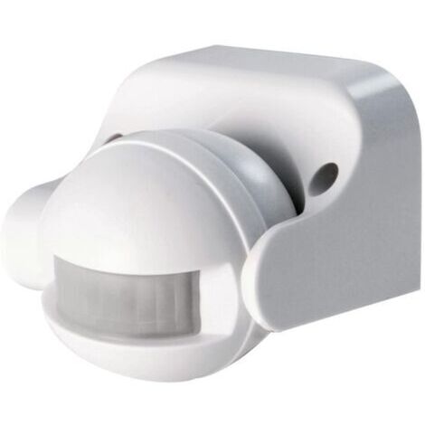 Interrupteur détecteur de mouvement infrarouge, ,Détecteur de mouvement pour éclairage extérieur, Light Sensor blanc