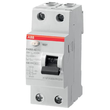 Interrupteur différentiel 2P  25A 30mA Type A (443141)