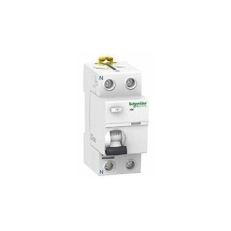 SCHNEIDER ELECTRIC Interrupteur différentiel 2P 40A 30 mA AC RESIDENTIEL Schneider A9R60240