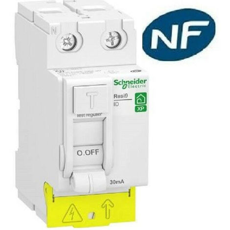 Interrupteur différentiel 63A 30mA type A NF OHMTEC