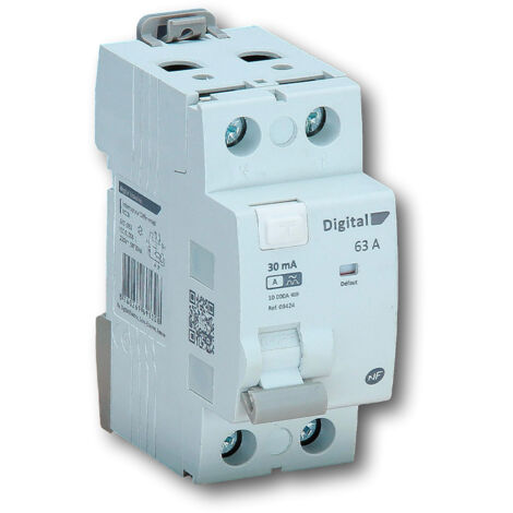 Interrupteur différentiel 2x40A/30mA Type A - Digital electric 03422