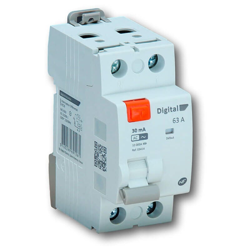Interrupteur Différentiel 2x40A/30mA Type ac