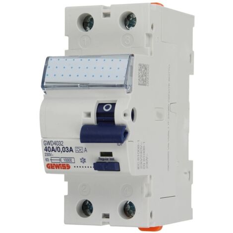 Interrupteur différentiel 40A 0,03A