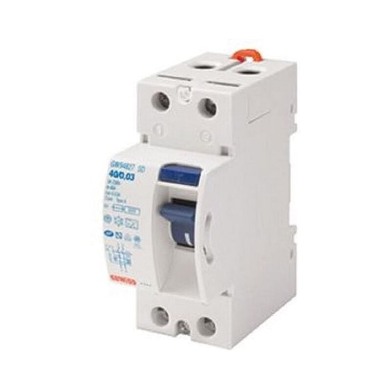 Différentiel sd Résidentiel, bipolaire 40A. 30mA. instantané. GW94627 de Gewiss