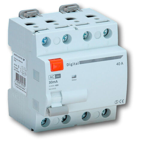 Interrupteur différentiel 4x63A/300mA Type AC - Digital electric 03464