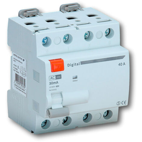Interrupteur Différentiel 4x63A/30mA Type AC - Digital electric 03434