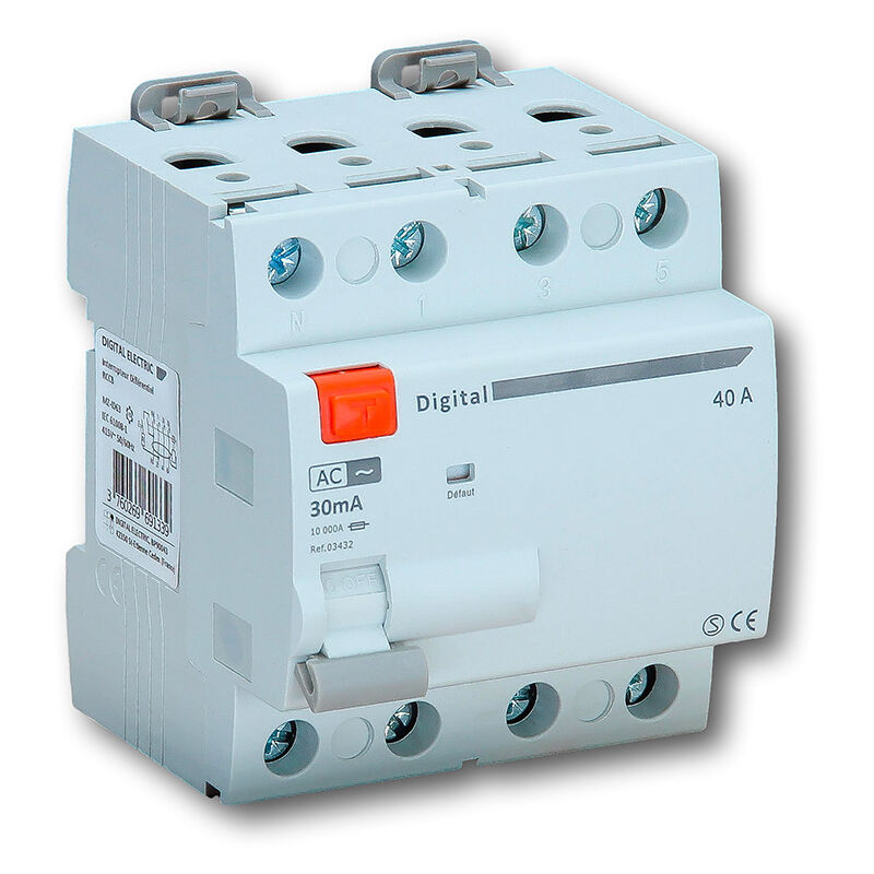 Interrupteur Différentiel 4x63A/30mA Type ac