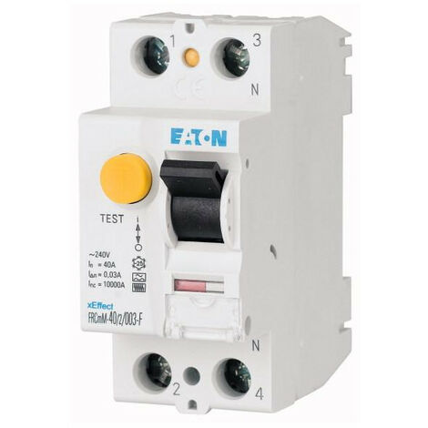 Interrupteur différentiel 80A 2p 300mA type S/F 000187399 EATON FRCMM 80/2/03 S/F