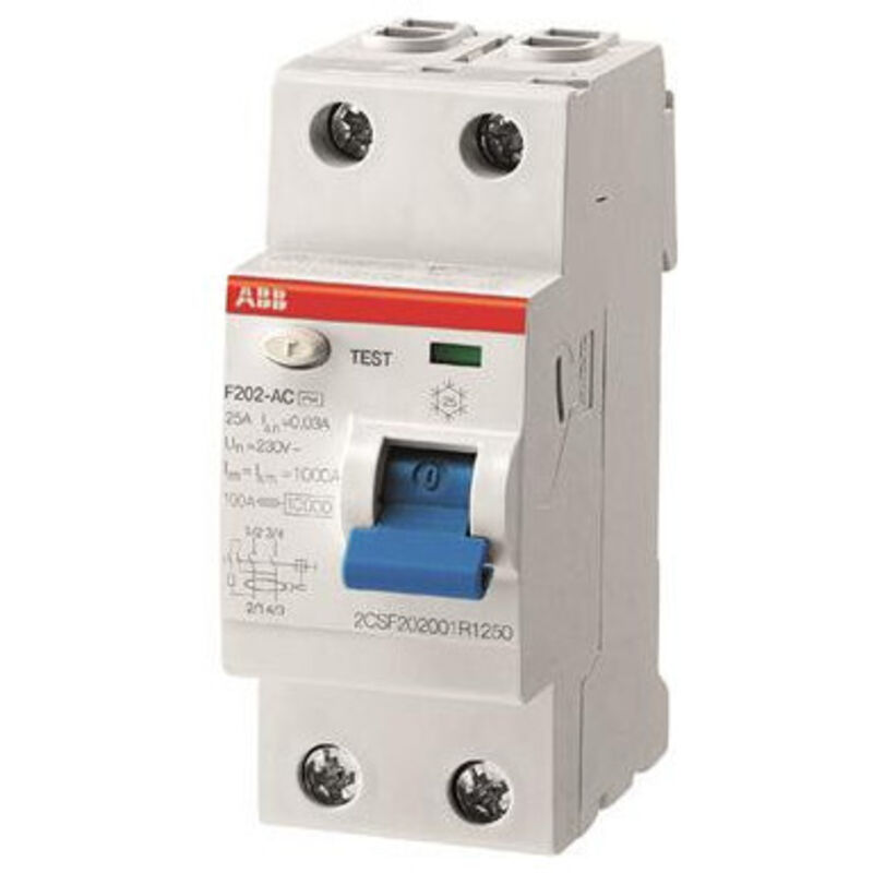 Abb Interrupteur différentiel 2 pôles 40A/30mA