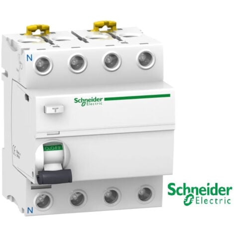 SCHNEIDER ELECTRIC Interrupteur différentiel modulaire tétrapolaire Schneider Acti9 iID 40A / 30mA type AC