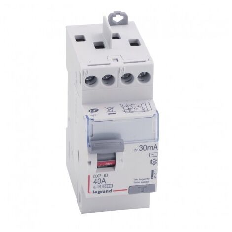 Interrupteur différentiel DX³-ID - 2P 230V - typeAC 30mA