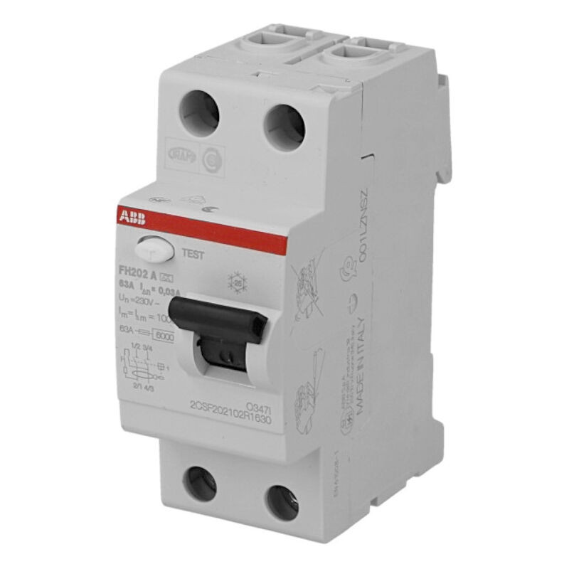 Interrupteur Différentiel 40A / 30mA / type a à vis ABB