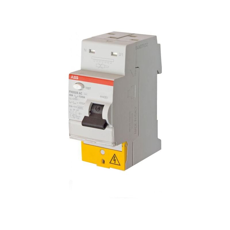Interrupteur Differentiel FH202S ABB Bipolaire ac 40A 30mA Sans Vis