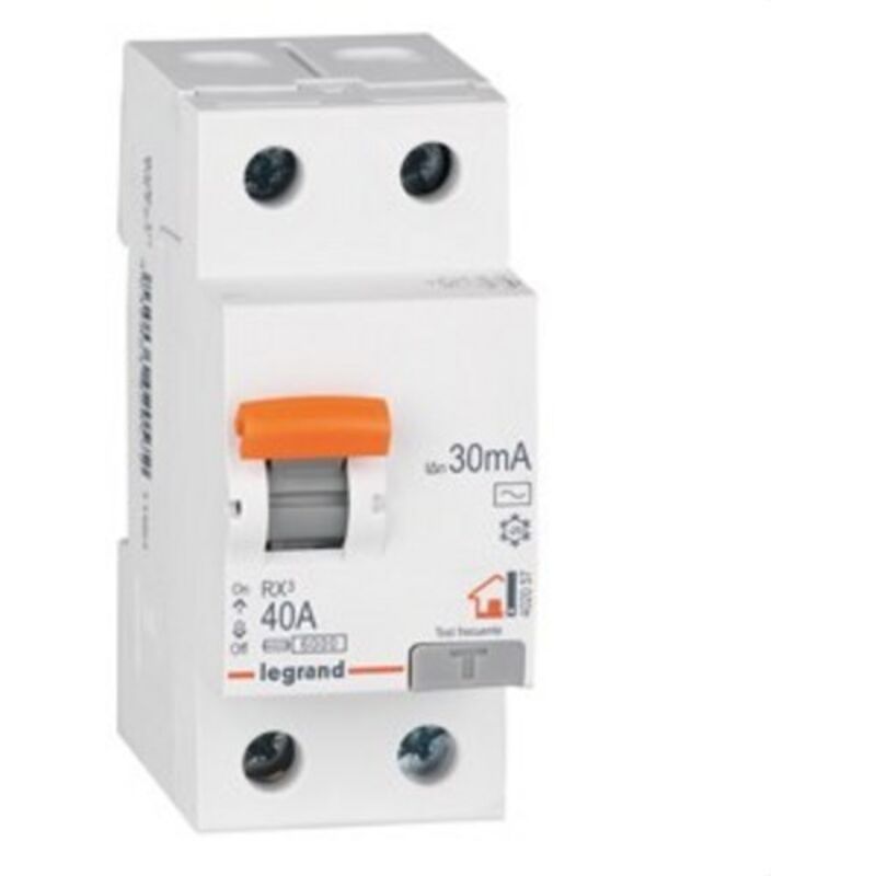 Legrand - 402057 Boîtier différentiel lexic 2P, 230V, 30mA, 40A, type ac